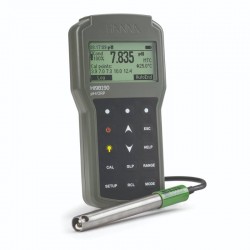 HI98190 típusú hordozható, terepi többparaméteres pH/ORP műszer, táskában