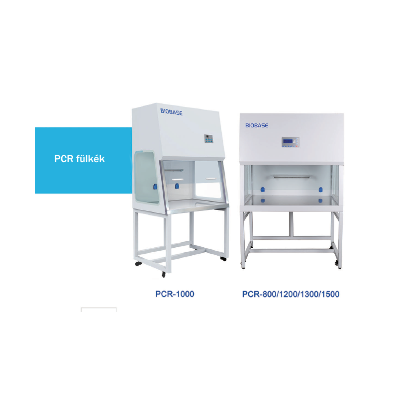 BIOBASE PCR-1500 típusú PCR fülke, 1500 mm széles